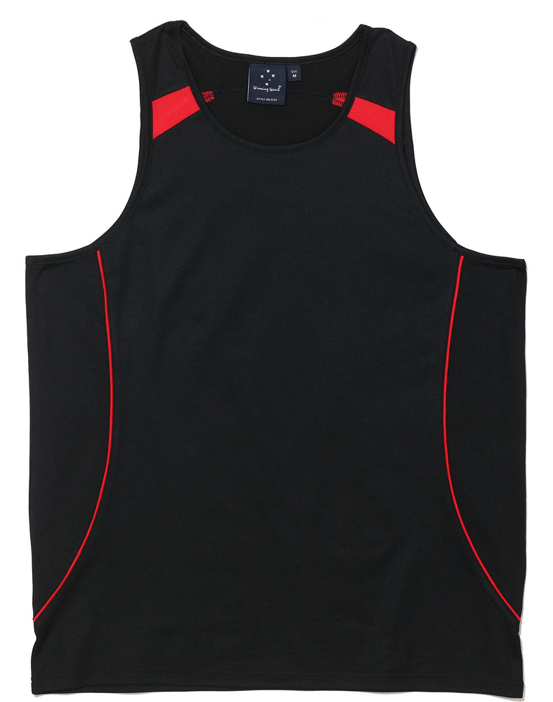 Winning Spirit Men's Truedry Fashion Singlet (SL53)