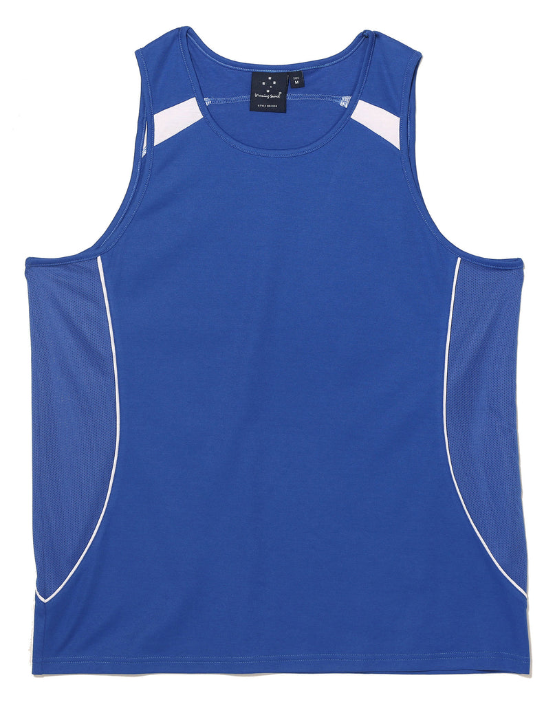 Winning Spirit Men's Truedry Fashion Singlet (SL53)