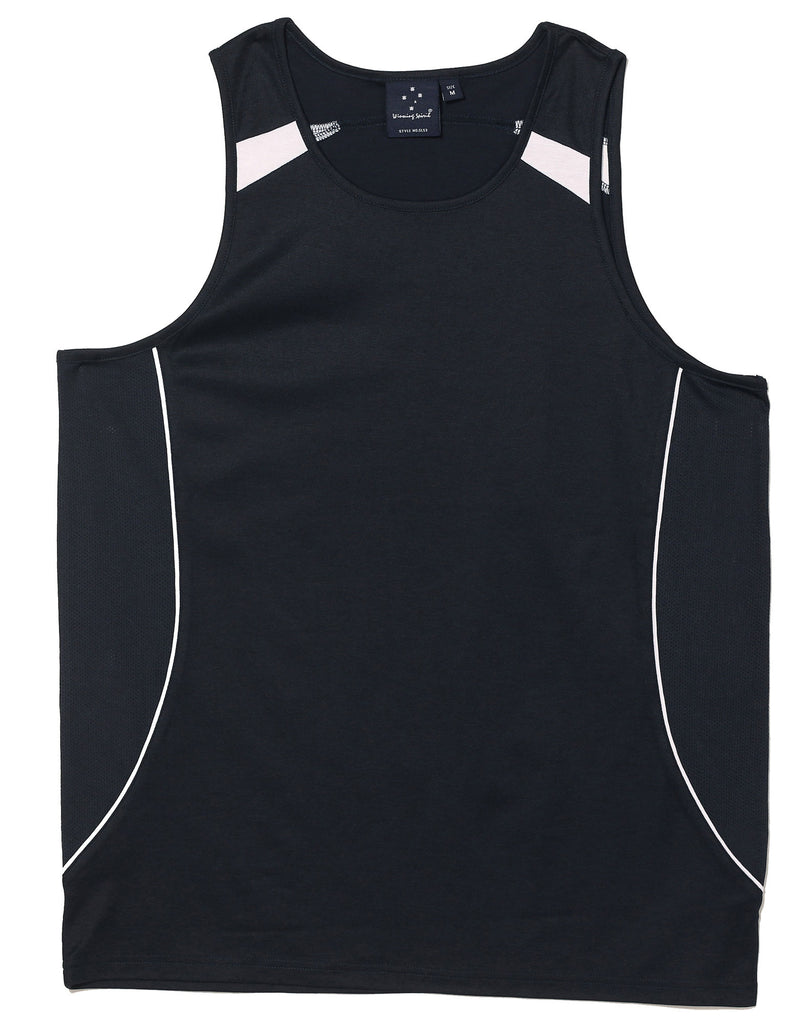 Winning Spirit Men's Truedry Fashion Singlet (SL53)