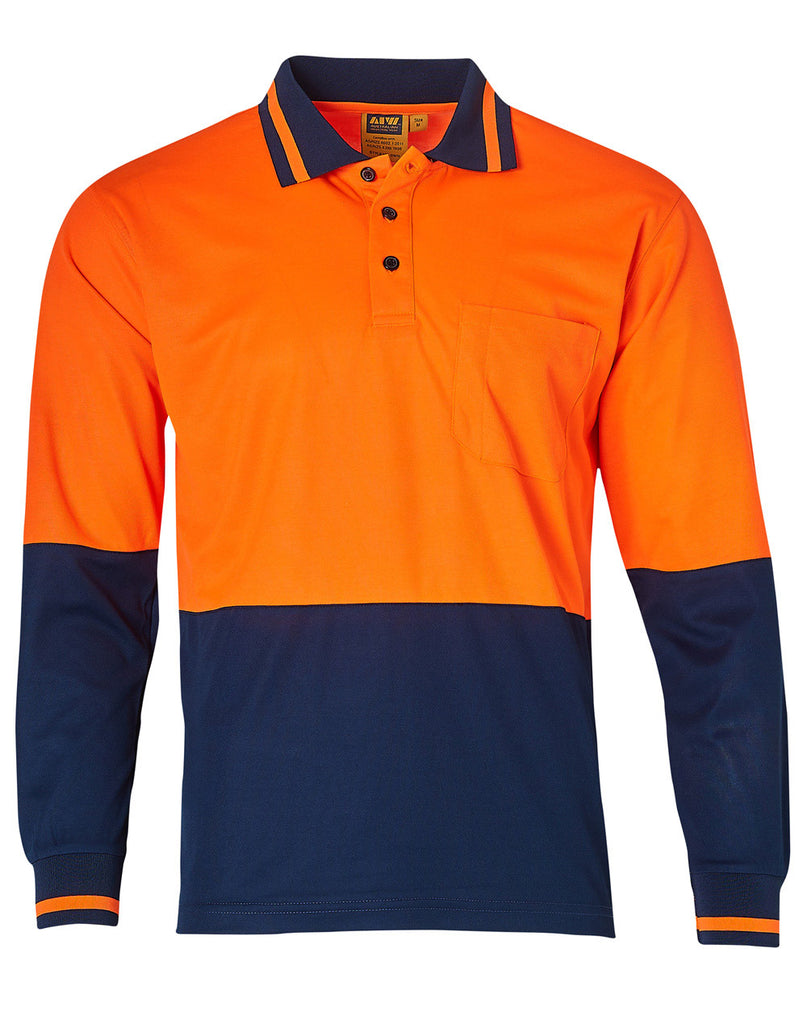 Winning Spirit TrueDry Long Sleeve Safety Polo (SW11)