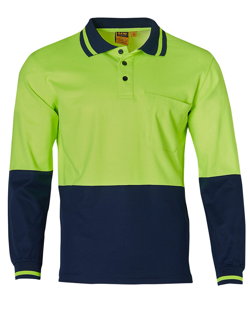 Winning Spirit TrueDry Long Sleeve Safety Polo (SW11)