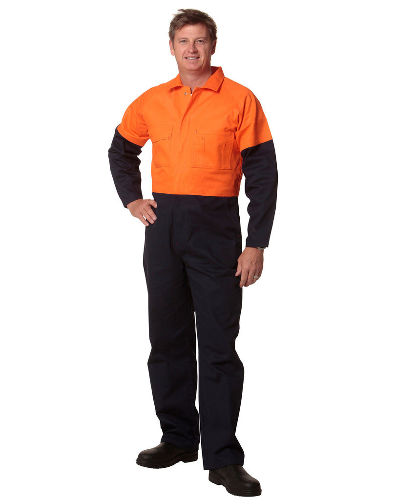 Winning Spirit Mens Two Tone Coverall Regular (SW204)