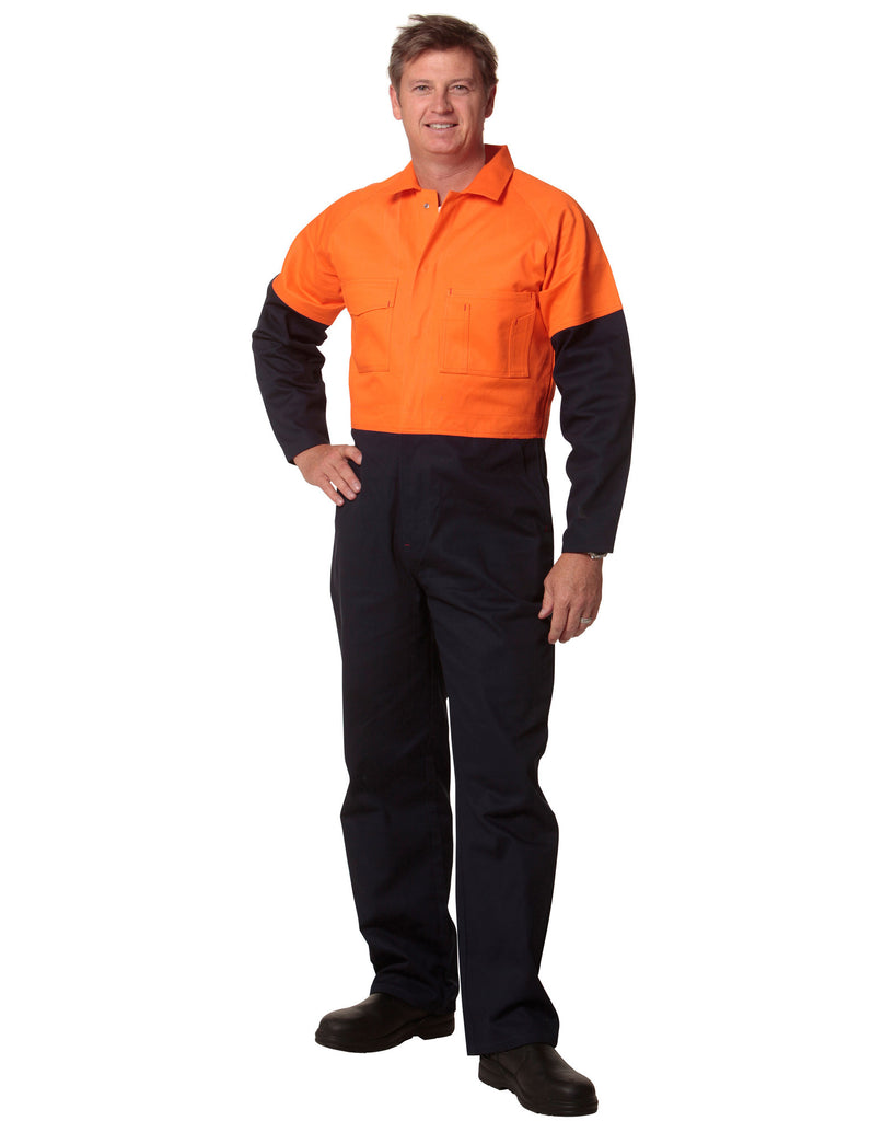 Winning Spirit Mens Two Tone Coverall Stout (SW205)