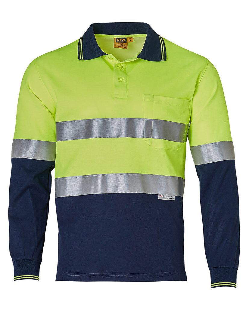 Winning Spirit Men's TrueDry® Safety Long Sleeves Polo (SW21A)