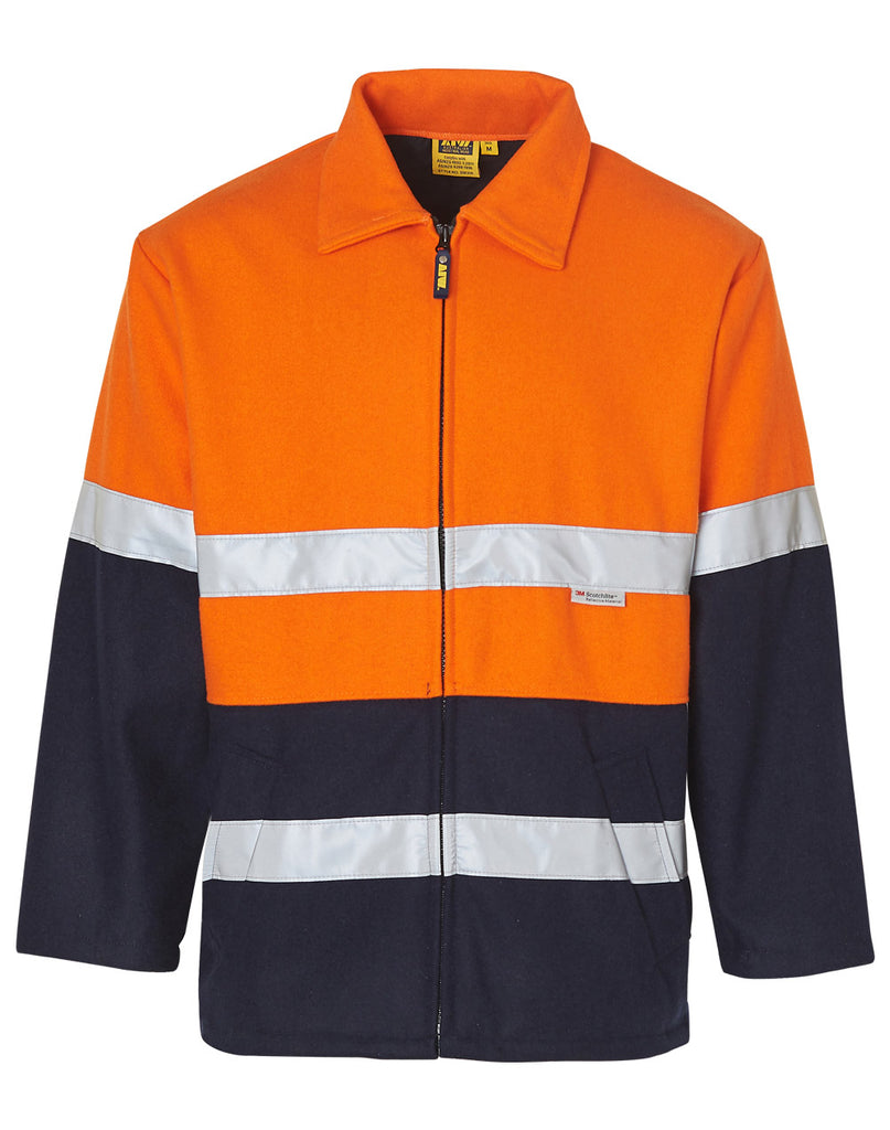 Winning Spirit Hi-Vis Two Tone Bluey Safety Jacket With 3M Tapes (SW31A)
