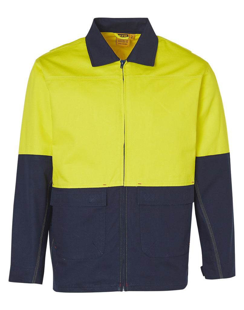 Winning Spirit Hi-Vis Cotton Jacket (SW45)