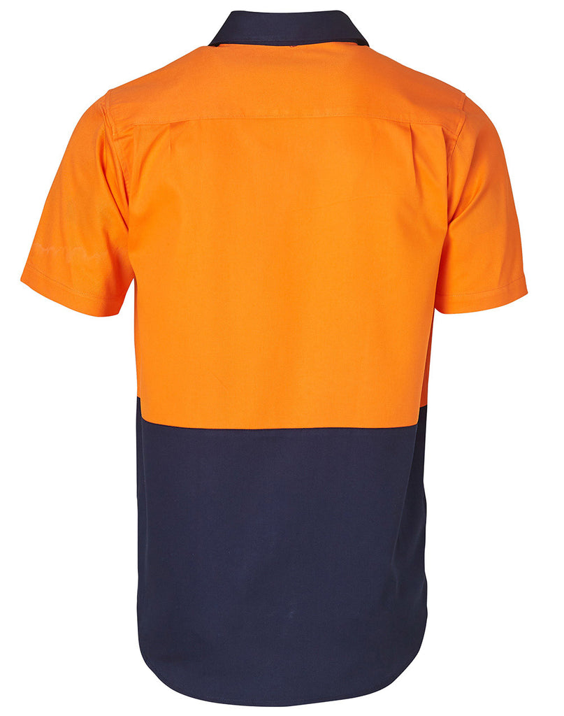 Winning Spirit High Visibility Short Sleeve Work Shirts (SW53)