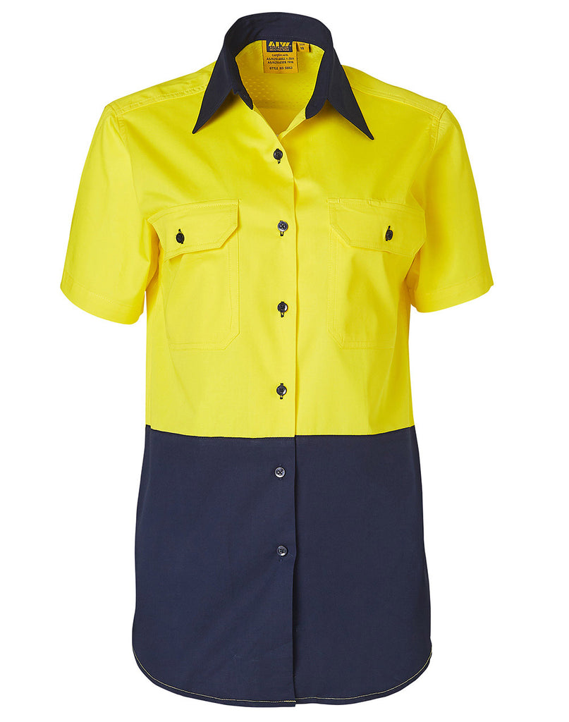 Winning Spirit Womens Short Sleeve Safety Shirt (SW63)