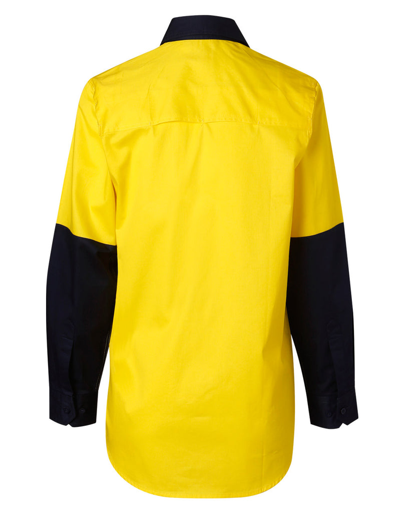 Winning Spirit Womens Long Sleeve Hi Vis Shirts (SW64)