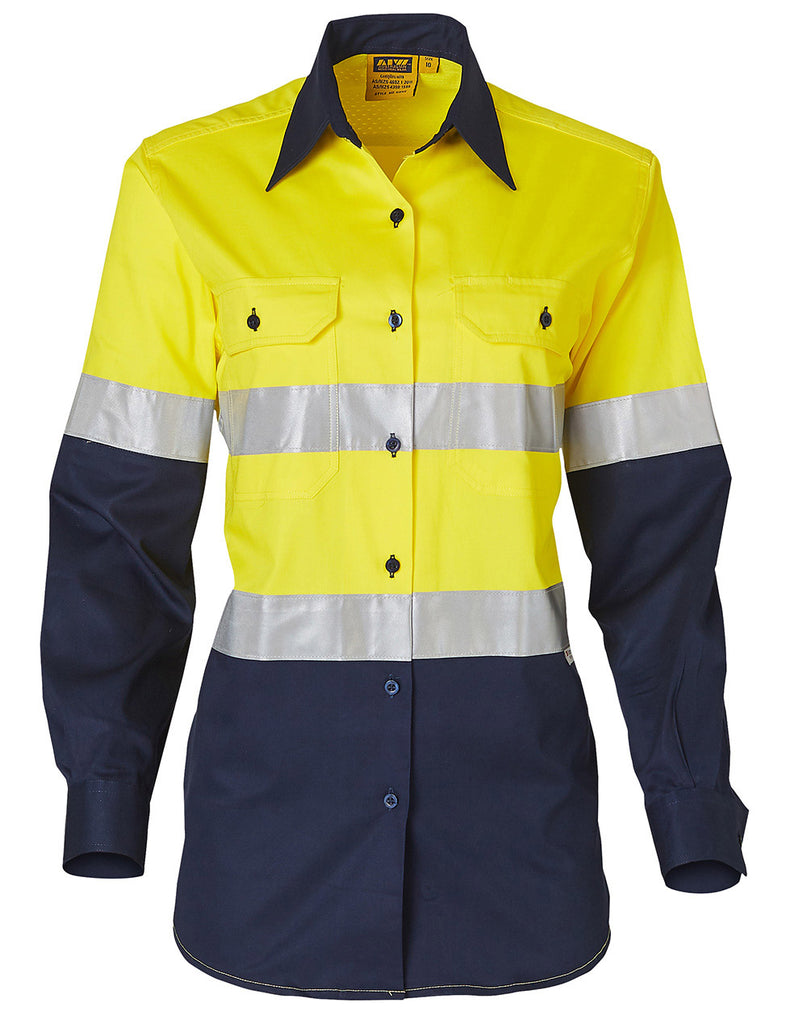 Winning Spirit Womens Long Sleeve Safety Shirt (SW65)