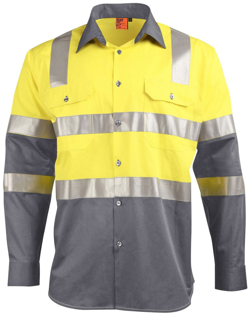 Winning Spirit Biomotion Day/night Light Weight Safety Shirt With X Back Tape Configuration (SW70)