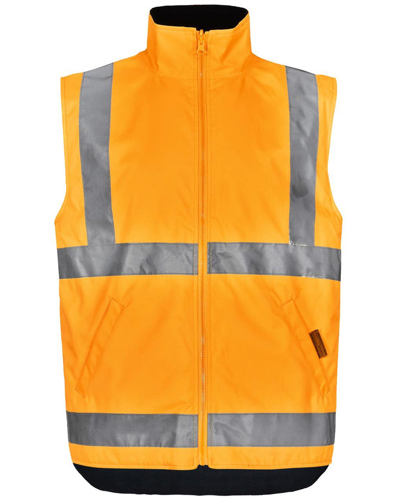 Winning Spirit VIC Rail Hi Vis Reversible Safety Vest - Unisex (SW76)