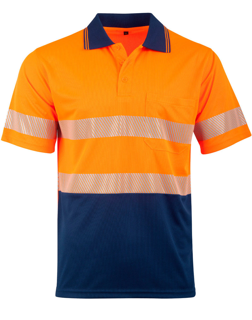 Winning Spirit Unisxe Cooldry® Segmented SS Polo (SW85)