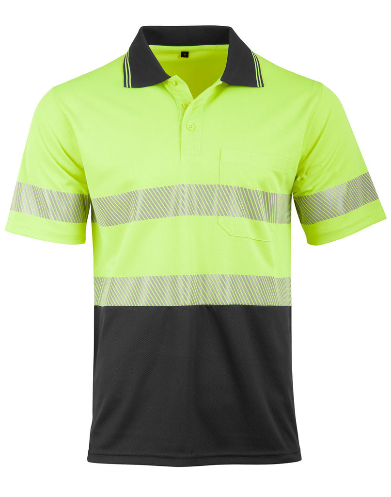 Winning Spirit Unisxe Cooldry® Segmented SS Polo (SW85)