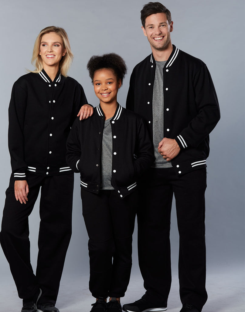 Winning Spirit Unisex' Traditional Fleece Trackpants, no zip, cuffs & Knee pads (TP01A)