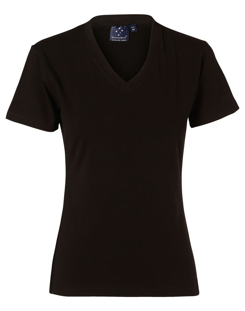 Winning Spirit Ladies' V-Neck Short SleeveTee (TS04A)