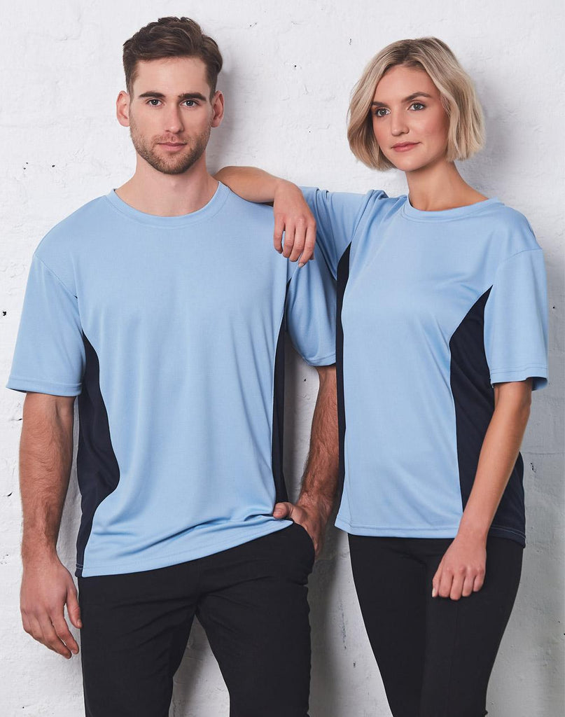 Winning Spirit Adults' Unisex Teammate CoolDry Mesh Contrast Tee (TS12)