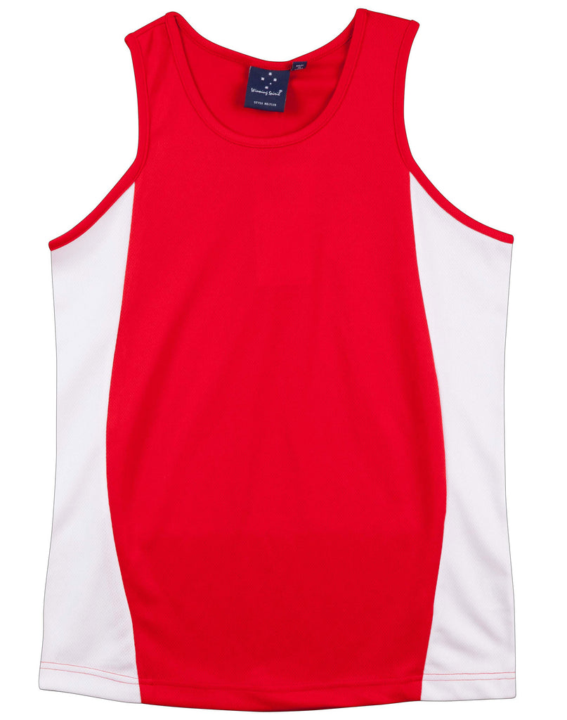 Winning Spirit Teammate TrueDry Contrast Singlet (TS19A)