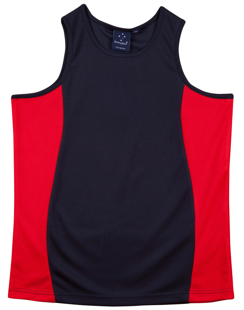 Winning Spirit Teammate TrueDry Contrast Singlet (TS19A)