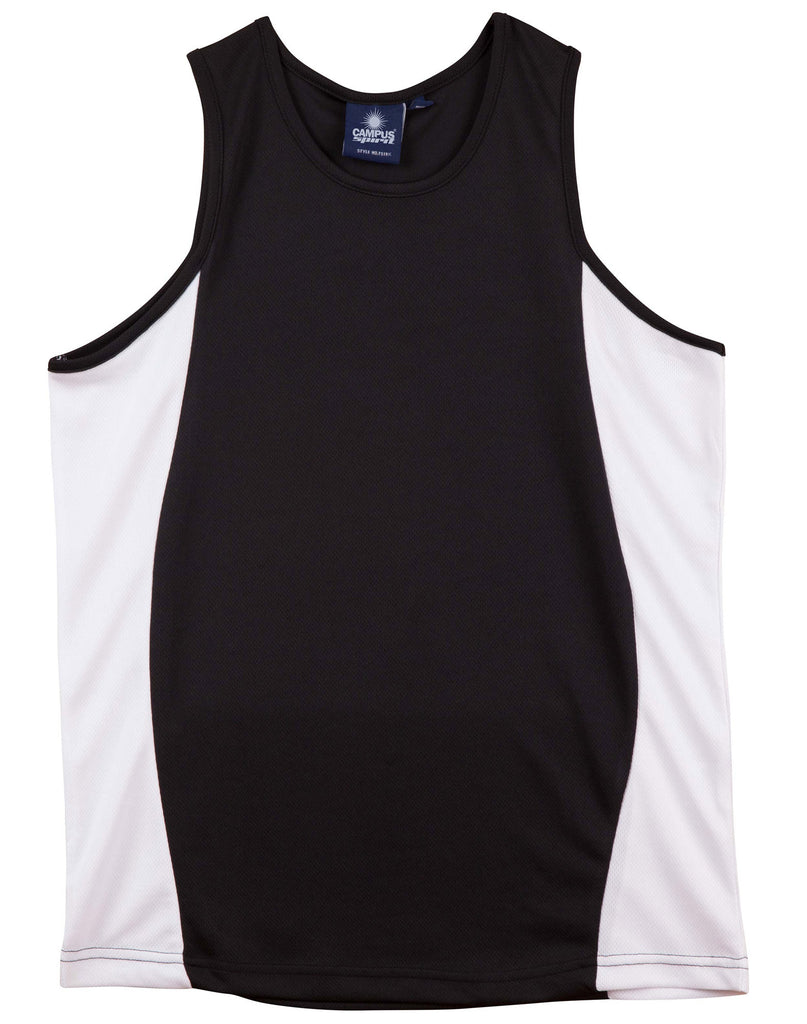 Winning Spirit Kids Teammate TrueDry Contrast Singlet (TS19K)