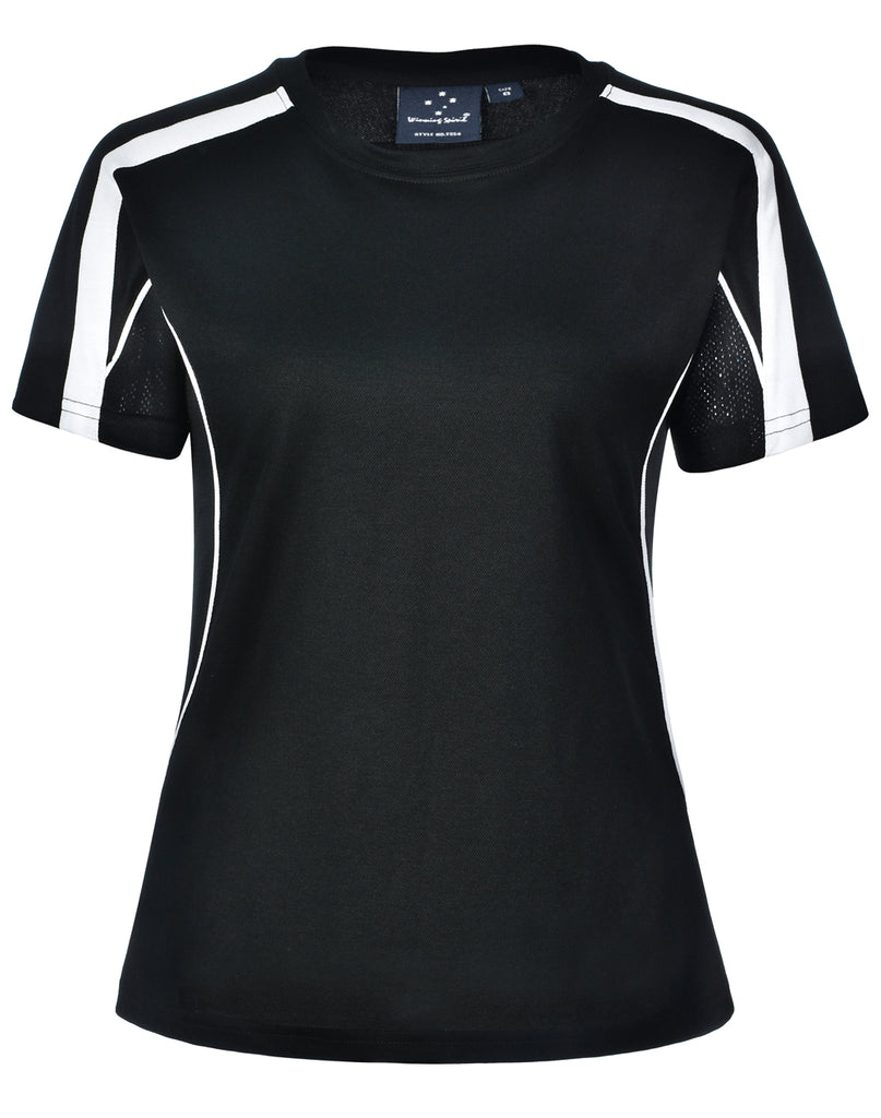 Winning Spirit Ladies' Truedry Short Sleeve Fashion Tee Shirt (TS54)