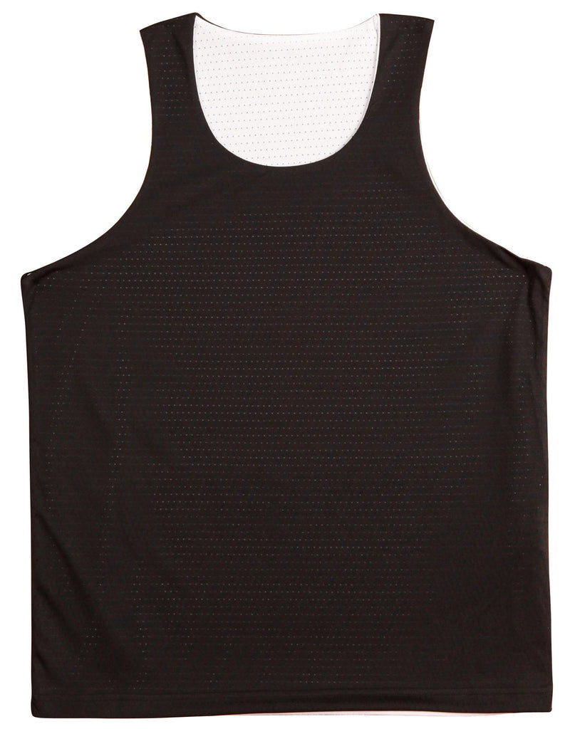 Winning Spirit Kids Airpass CoolDry Basketball Contrast Colour Singlet (TS81K)