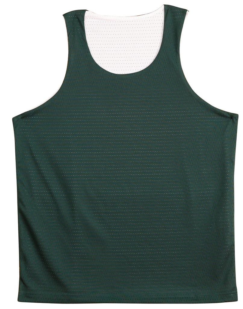 Winning Spirit Kids Airpass CoolDry Basketball Contrast Colour Singlet (TS81K)