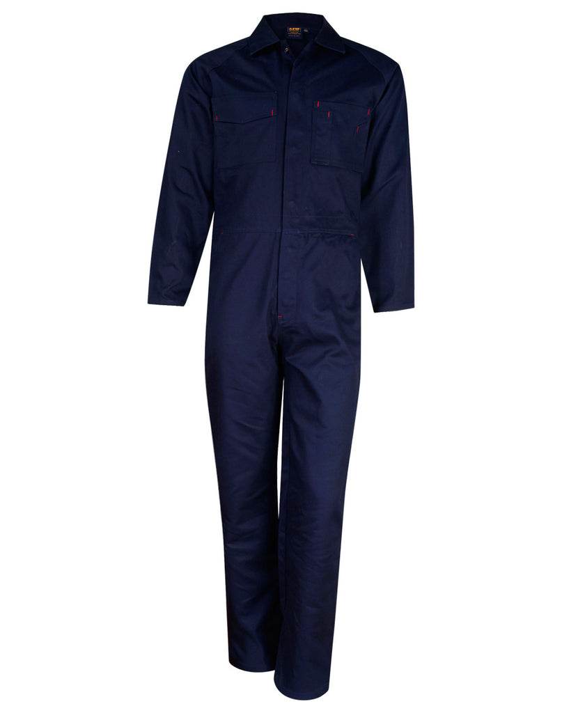 Winning Spirit Men's Cotton Drill Coverall Stout (WA08)