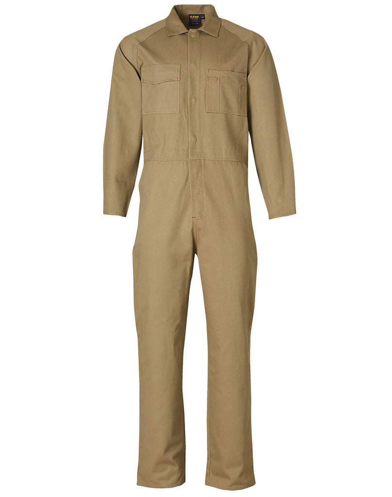 Winning Spirit Men's Cotton Drill Coverall Regular (WA07)