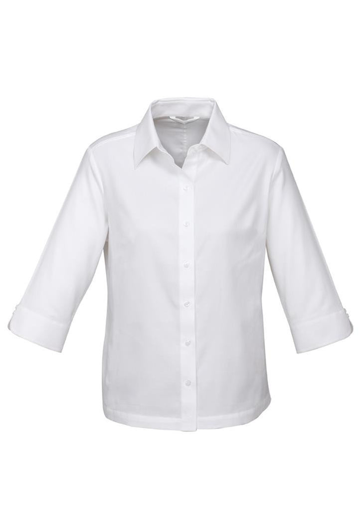Biz Collection Ladies Luxe 3/4 Sleeve Shirt (S10221)