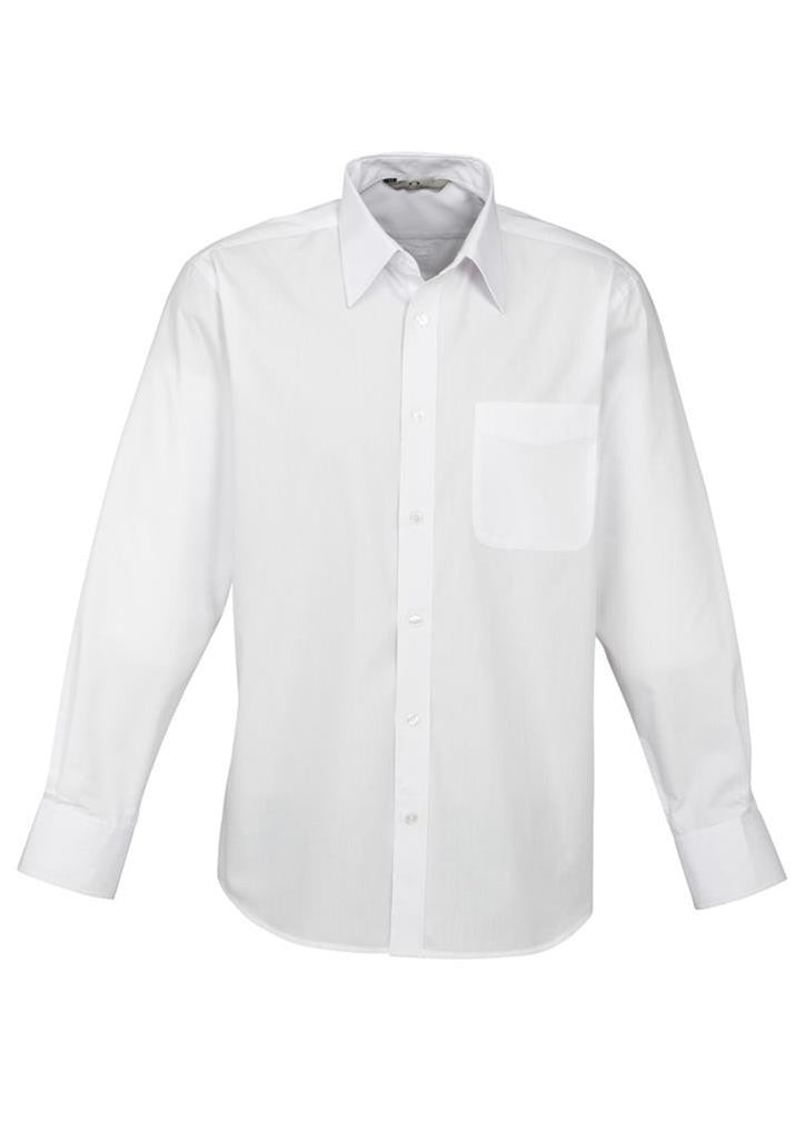 Biz Collection Mens Base Long Sleeve Shirt (S10510)