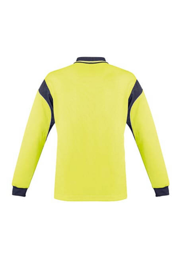 Syzmik Mens Hi Vis Aztec Long Sleeve Polo (ZH249)