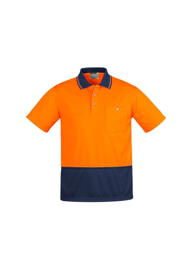 Syzmik Mens Comfort Back S/S Polo (ZH415)