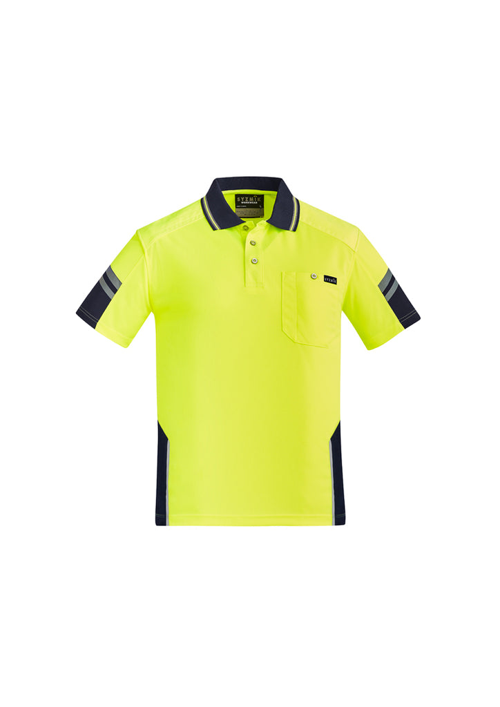 Syzmik Mens Reinforced Hi Vis Squad S/S Polo (ZH465)