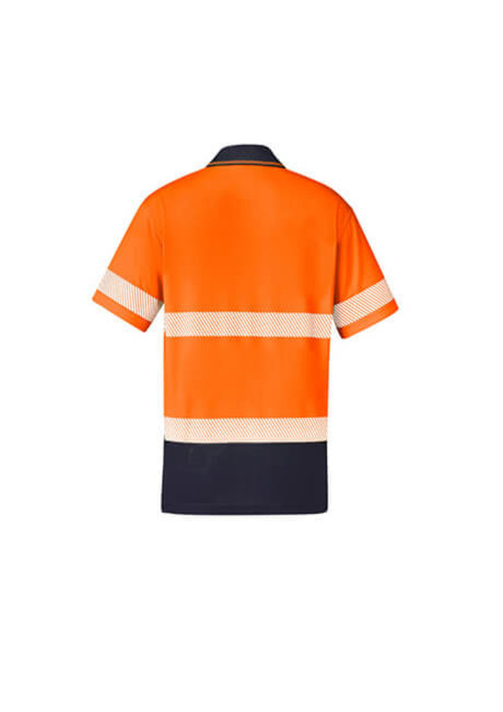 Syzmik Unisex Hi Vis Segmented S/S Polo - Hoop Taped (ZH535)