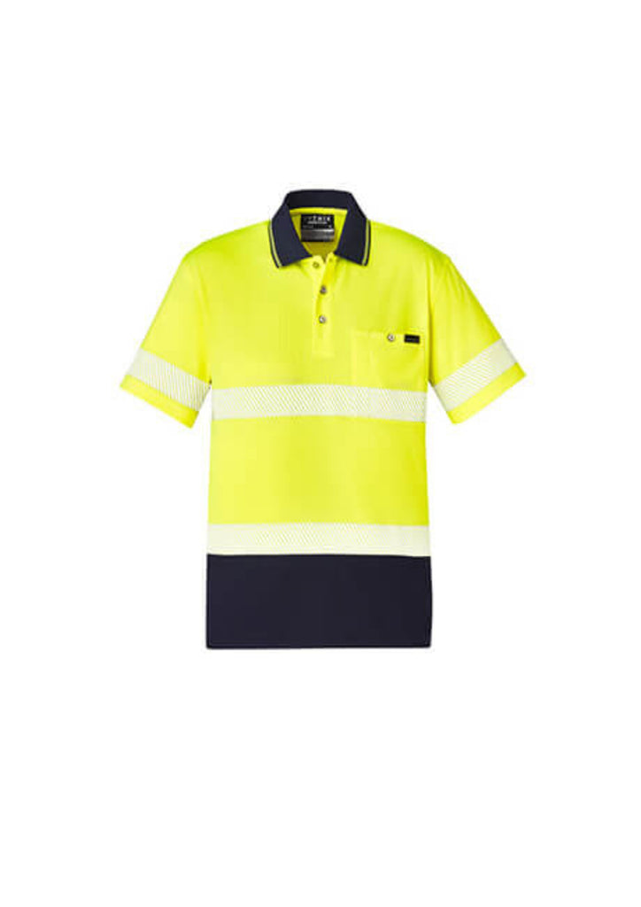 Syzmik Unisex Hi Vis Segmented S/S Polo - Hoop Taped (ZH535)