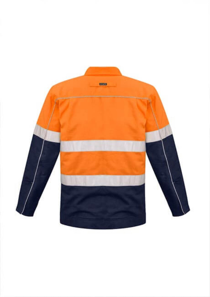 Syzmik Mens Hi Vis Cotton Drill Jacket (ZJ590)