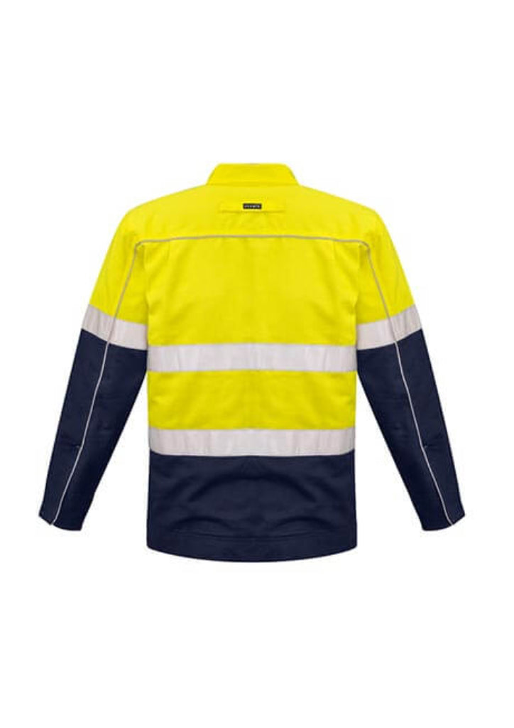 Syzmik Mens Hi Vis Cotton Drill Jacket (ZJ590)