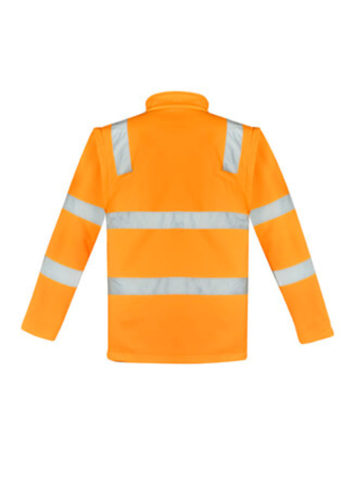 Syzmik Unisex Hi Vis Vic Rail 2 In 1 Softshell Jacket (ZJ780)
