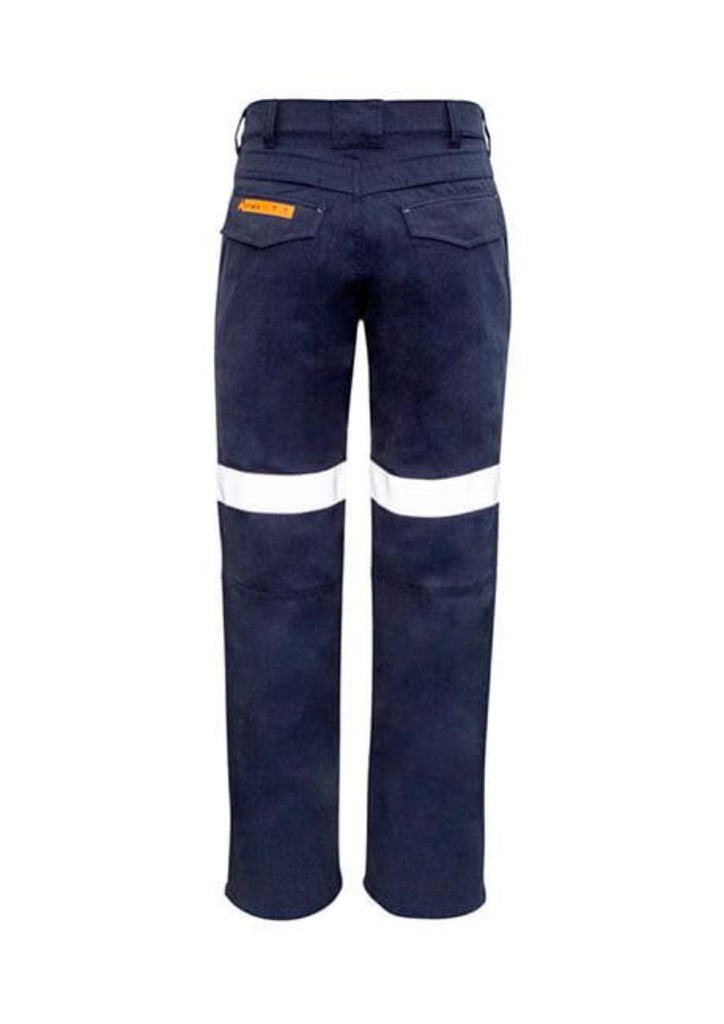 Syzmik Mens Orange Flame Traditional Style Taped Work Pant (ZP523)