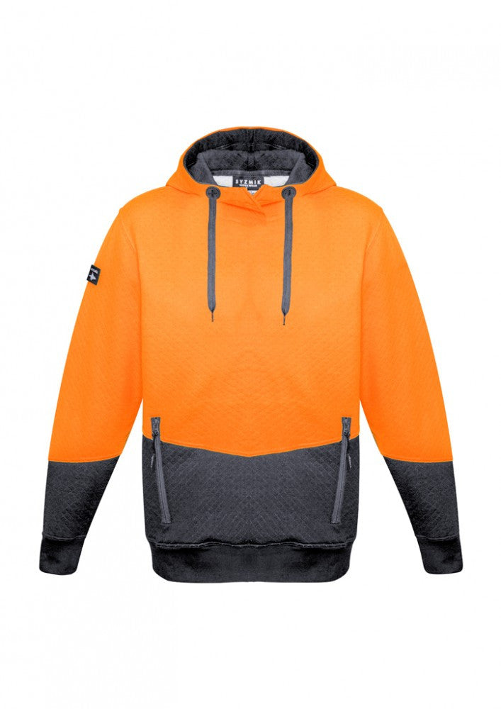 Syzmik Unisex Hi Vis Textured Jacquard Hoodie (ZT477)