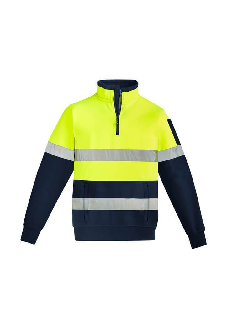 Syzmik Mens Hi Vis 1/4 Zip Pullover - Hoop Taped (ZT566)