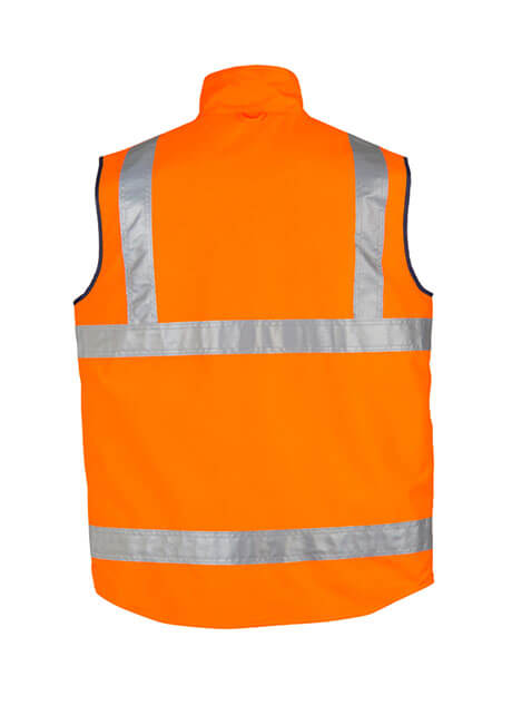 Syzmik Mens Hi Vis Lightweight Fleece Lined Vest (ZV358)