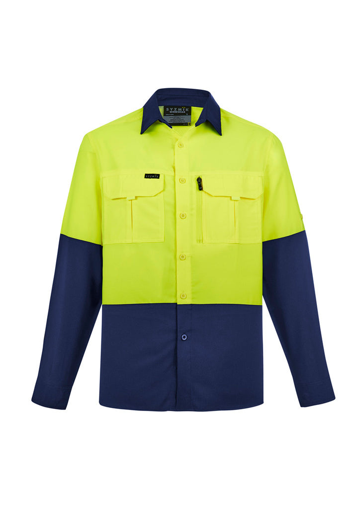 Syzmik Mens Hi Vis Outdoor L/S Shirt (ZW468)