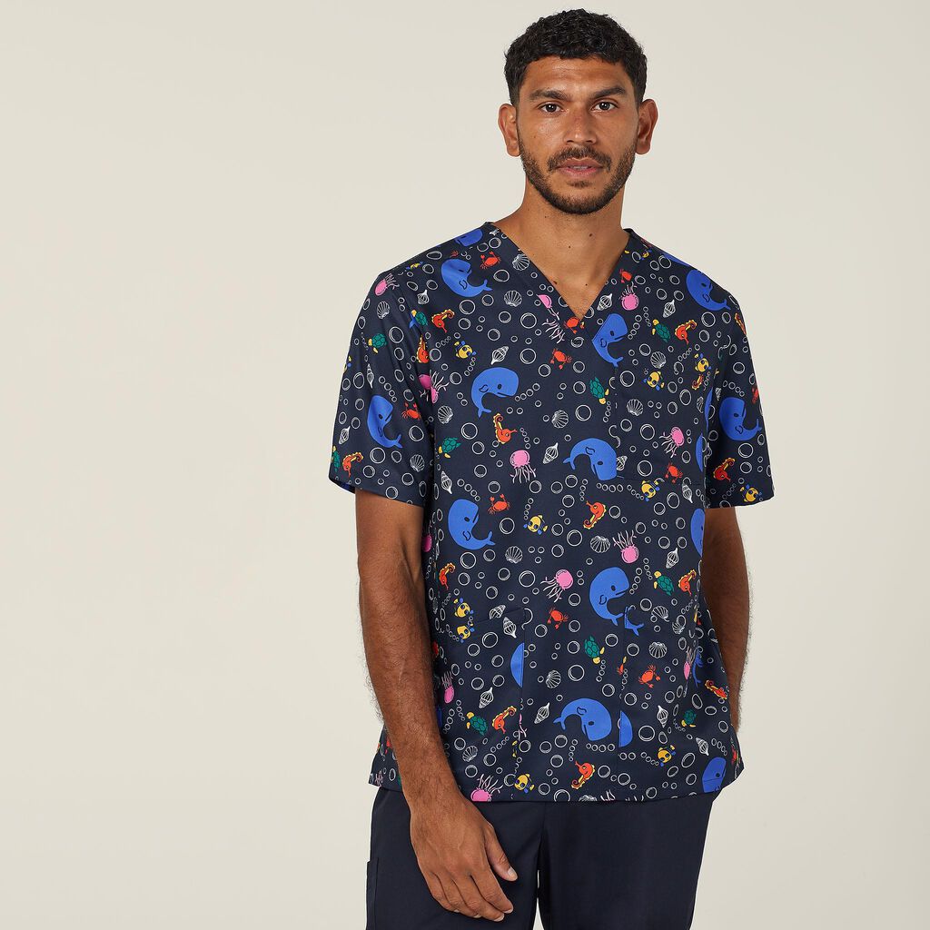 NNT-Under-The-Sea-Print-Scrub-Top