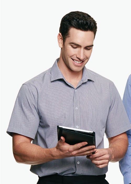 Aussie Pacific Mens Toorak Short Sleeve Shirt-(1901S)