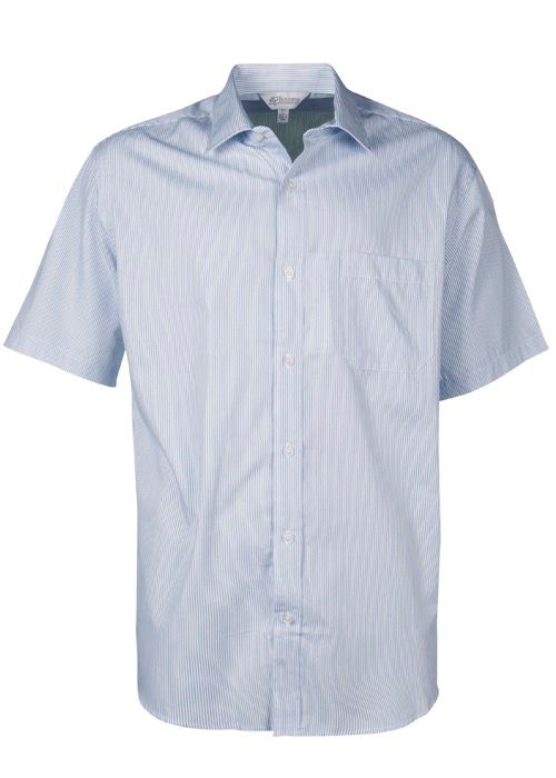 Aussie Pacific Mens Henley Short Sleeve Shirt-(1900S)