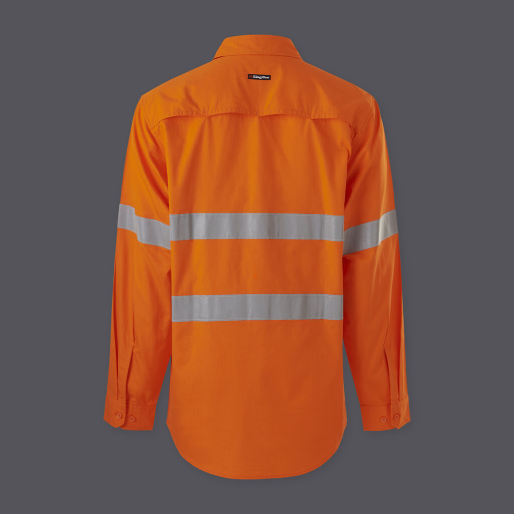 King Gee Workcool Vented Shirt Taped L/S (K54915)