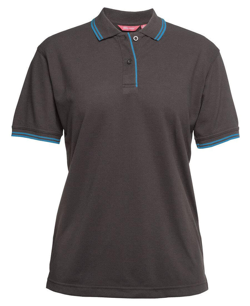 Jb's Ladies Contrast Polo 1st ( 11 Color ) (2LCP)