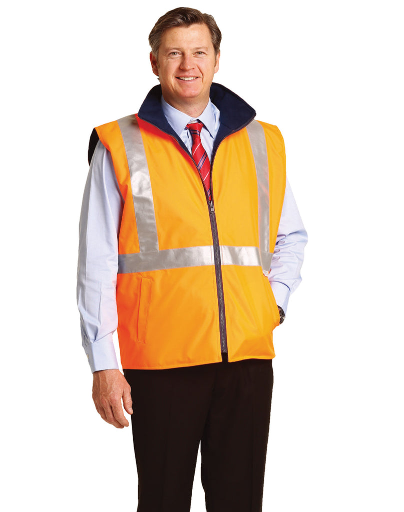 Winning Spirit High Visibility Reversible Safety Vest (SW37)